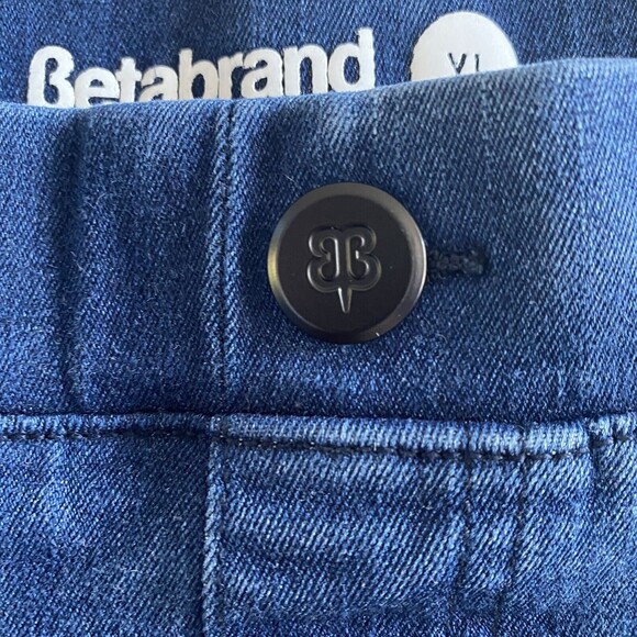 Betabrand 2 Pocket Yoga Jeans Jeggings Denim Skinny Leg Pull On size xl - Picture 3 of 9